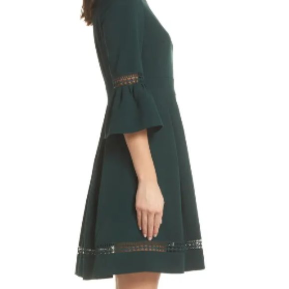 Eliza J Bell Sleeve Fit & Flare Dress - Picture 2 of 7